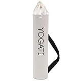 YOGATI Bolsa Esterilla Yoga de algodón con Correa Ajustable. Bolsa de Transporte para esterillas de Yoga y Deporte. Funda Esterilla Yoga para Hombres y Mujeres. Bolsa para esterillas de Yoga.