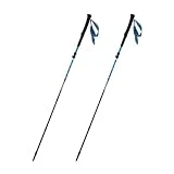 Pilipane Bastones de senderismo de carbono, de fibra de carbono, con cierre rápido, ultraligeros, resistentes a los golpes, plegables, para senderismo, camping