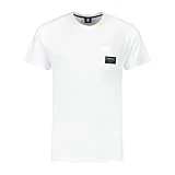 Rogelli Pocket T-Shirt Camiseta Deportiva - Manga Corta Hombres, Blanco, Talla 2XL