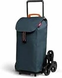 Carro portapesa de 6 ruedas (3+3) color gris EBoni, carga 30 kg.