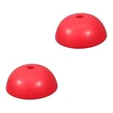 BESPORTBLE 2 Piezas Pelota De Masaje Semicircular Bolas De De Ejercicio Pelota De Paso De Ejercicio Gimnasio Yoga Pelota De Pilates Pelota De Paso De Yoga Pelota De Paso Deportiva