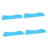 Yardwe 4 Uds Espaciador De Barra Estera De Silicona Para Levantamiento De Pesas Gato De Peso Muerto Con Barra Almohadilla De Fijación De Silicona Cuña Para Levantamiento De Pesas Estante