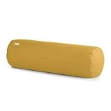 basaho Bolster Yoga | Algodón Orgánico (Certificación OCS) | Cáscara de Trigo Sarraceno | Funda Extraíble Lavable (Mostaza)
