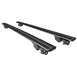 ACPA AUTO Compatible con Citroen Berlingo 2008-2018 Barras de Techo Portaequipajes Hook Barras Transversales con Cerradura Aluminio Negro