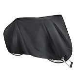 Elezenioc Funda para Bicicleta,190T Nailon Funda Bicicleta Exterior para 2 Bicicletas Impermeable Anti-UV,Funda Bicicleta con Orificio de Bloqueo Antirrobo (hasta 29 