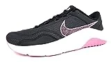NIKE Legend Essential 3, Sneaker Mujer, Black/Pinksicle-Particle Grey, 39 EU