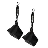 BESPORTBLE 2 Uds Cinturón De Entrenamiento De Abdominales Cinturones De Entrenamiento En Voladizo Gimnasio En Casa Eslingas Accesorios De Cable Manijas Para Bandas De Resistencia Correas