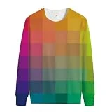 Men Pullover Trend Personality 3D Print Men Slim Fit Round Neck Hoody with Hood Sweatshirts For Men Long Sleeve Men Streetwear F-46 L