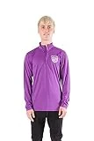Ultra Game Camisa de Manga Larga de Punto de poliéster con Cremallera de un Cuarto para Hombre NBA-Camiseta, Color del Equipo, L