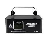 JODEOL Iluminación escénica 500mw RGB Línea Escáner Proyector DJ Lámpara Mini Proyector Disco Etapa Efectos Boda Vacaciones DMX Lámpara Adecuado para Muchas Ocasiones