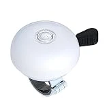 Greallthy Timbre Bicicleta, clásico de latón con Bonito Tono Fuerte para Bicicleta de Carretera, Bicicleta de montaña, Accesorios de Ciclismo (Blanco - Mano Derecha - 1 Pieza)