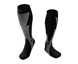 PONNYC 2Pares de Calcetines de Compresión Fit Football Soccer, Calcetines De Hombre, Venas Varicosas, Mujeres Embarazadas, Medias De Enfermería Médica Hasta La Rodilla