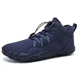 IceUnicorn Zapatos descalzos para hombre y mujer, zapatos de trail running, zapatillas de fitness, zapatillas de punto, minimalistas, puntera ancha.., azul, 41 EU