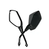 Espejo Retrovisor Para Motocicleta, Piezas De Repuesto Universales Para Carreras De Motos, Espejos Laterales Traseros De 10mm, 8mm, 2 Unids/par espejo retrovisor de motocicleta (Size : 8mm)