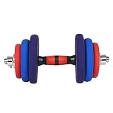 Set de mancuernas ajustables para el hogar Barbell Sets con caja de transporte 66lbs Oficina dormitorio entrenamiento mancuernas para hombres y mujeres par 20 Set (Black 581)