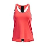 Under Armour Camiseta sin Mangas Knockout Chaleco, Mujer, Beta/Blanco/Negro, S