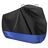 Funda Bicicleta Exterior Impermeable, Cubierta Bicicleta con Tejido 210D Premium, contra Lluvia Sol Polvo para Bicicletas de Montaña y Carretera, Funda Bicicleta Plegable con Bolsa de Almacenamiento