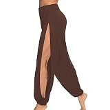 WWricotta Pantalones Deportivos Yoga con Abertura Alta para Mujer Bikini Shorts Mujer