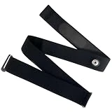 Pulsómetro de frecuencia cardíaca, correa de pecho ajustable, compatible con Garmin, Wahoo, Polar H9, H10, etc.