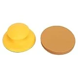 Bloque De Lijado Manual De 12,7 Cm/5 Pulgadas Con 15 Papeles De Lija, Gancho Y Bloque De Lijado De Forma Redonda Mango Antideslizante Para Madera, Caucho, Cuero, Plástico, Piedra, Vidrio