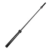 Frantools 2M Barra Olímpica Levantamiento de Pesas Ideal 15 KG para Dar Forma a Los Músculos Fortalecer Las Sentadillas y Las Estocadas Apto (Gris)