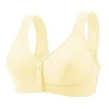 HUyydza Sujetador sin de para Mujer, Cierre Frontal, Espalda en T, Talla Grande, sin Costuras, sin Forro, para Busto Grande Ropa Interior Abierta104