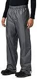 KOUDYEN Pantalones Lluvia Impermeable Hombre Ligero Transpirable Pantalones Trekking Ciclismo Moto Hombre Aire Libre YK5415M-Grey-S