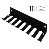 Organizador de estante de almacenamiento para gimnasio, soporte de pared para gimnasio en casa, almacenamiento de pared, estante de almacenamiento de gimnasio con revestimiento negro, estante de gimna