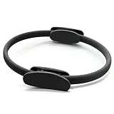 Ganquer Anillo de pilates, círculo de fitness, ejercitador de suelo pélvico y tonificador de muslos, pérdida de peso, tonificación corporal, círculo mágico, anillo de resistencia, anillo de fitness de