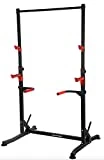 Pull up Fitness Squat Rack v2/Barra de tracción Ajustable/Barra Fija/Developper reclinado/Pull up Bar/Jaula de Squat/ DIPS BAR de Metal