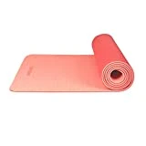 Retrospec Zuma - Esterilla de yoga con correa de nailon para hombres y mujeres, alfombrilla antideslizante para yoga, pilates, estiramiento, entrenamientos de suelo y fitness, color rubor
