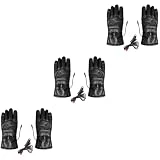 Unomor 3 Pares De Guantes Calefactores para Montar En Bicicleta