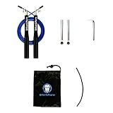 Urban Lifters Speed / Skipping Ropes /Combas de fitness – aluminium handles, removable weights, adjustable locking. Accessory for HIIT, double unders, boxing (Combas de fitness Pesos adicionales)