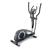 KETTLER Bicicletas elípticas Nova P | 14 kg de Masa de Volante | 12 programas de Entrenamiento | 16 Niveles de Resistencia | Sistema de frenado magnético | Rodillos de Transporte