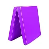 Esterillas de yoga: esteras de esponja plegables con asa, portátiles para educación física, entrenamiento y uso estudiantil - Diseño de tela Oxford de 14 cm de grosor 60x120x5cm