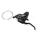 Sunnyushine Juego De Palanca De Cambios De Freno, con cables internos, desviador delantero y trasero para bicicleta, palanca de cambio de freno para bicicleta de montaña MTB de 3 x 7 velocidades