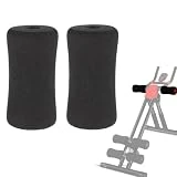 Rodillos de espuma para pies para extensión de piernas, material de espuma cómodo y duradero, ideal para banco de pesas y máquinas de gimnasio, 2 unidades (135 x 80 x 22 mm)