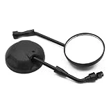 Espejo Retrovisor Universal Motocicleta, 8mm, 10mm, 2 Uds Ciclomotor, Bicicleta, Scooter, Ciclomotor, Suministros Para Moto Eléctrica, Accesorios espejo retrovisor de motocicleta (Color : 10MM)