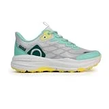 Izas - Zapatillas de Trail Running para Mujer - Deportivas con Suela Alta - Cierre de Cordones - Puntera y Talonera Reforzadas - Elásticas, Ligeras y Resistentes - Eagle Blanco y Menta - Talla 39