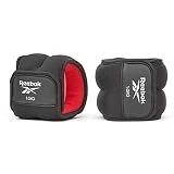 Reebok Pesas de tobillo-1Kg, Unisex-Adult, Negro, 1 KG