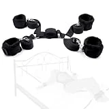 Correa de nylon para entrenamiento de estiramientos de yoga con lazo de tracción - Para yoga, pilates, estiramientos y fitness - Sensación de comodidad (negro)