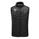 Yowablo - Chaleco calefactor para mujer, chaleco calefactor inteligente, diseño de batería no incluida, regalo niña 9 años Tendencias, Le Noir, S