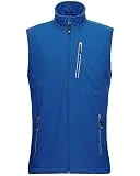 33,000ft Chaleco Softshell ligero para hombres chaleco de running impermeable y cortavientos chaleco transpirable sin mangas para ciclismo, carreras, senderismo, golf, Azul clásico, M