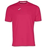 Joma Combi - Camiseta de Manga Corta, Hombre, Rosa (Fucsia), L