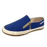 Zapatillas y zapatillas deportivas para mujer, plataforma, zapatos casuales, informales, antideslizantes, para correr, caminar, ligeros, transpirables, zapatos de verano, azul, 37 EU