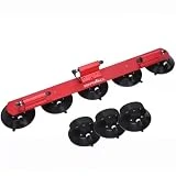 Portabicicletas Techo De Coche Ventosa Liberación Rápida Soporte De Bici para Viaje Fácil De Instalar para Bicicletas De Montaña Bicicletas De Carretera Y La Mayoría De Las Bicicletas (Color : Rosso
