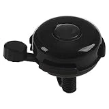 Melitt Timbre de bicicleta – Anillo de timbre de bicicleta – Timbre de bicicleta clásico para adultos hombres hombres mujeres niños niñas bicicletas – Accesorios de bicicleta de montaña (negro)