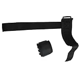 Ghzste 2 Piezas Cinturón de Levantamiento de Pesas Soporte de Agarre de Mano Correas de Muñeca para Tirar hacia Arriba Barra Horizontal Deportes con Mancuernas