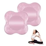 2 Pedazo Almohadilla Rodillera Yoga, Esterilla Yoga Antideslizante, Esterilla Fitness Pilates, Exercise Mat, Yoga Accesorios, Resistente Al Desgaste, ProteccióN de Rodillas, Codos y Tobillos (Rosa)