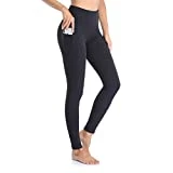Occffy Leggins Mujer Cintura Alta Mallas Deporte Mujer Fitness Pantalones Deporte Mujer Leggings Deportivos para Running Training Estiramiento Yoga y Pilates P107(Negro, M)